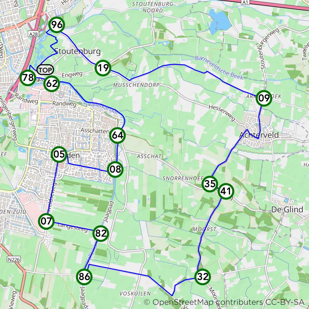 Routekaart Doortrappen